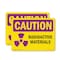 Signmission Radiation & Laser Sign, 7 in H x 10 in W, Plastic, Rectangle OS-2PACK-CR-P-710-L-10189 - alternate 1